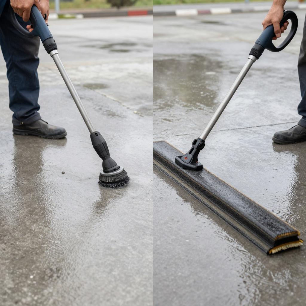 Concrete cleaning vs pressure cleaning comparison
